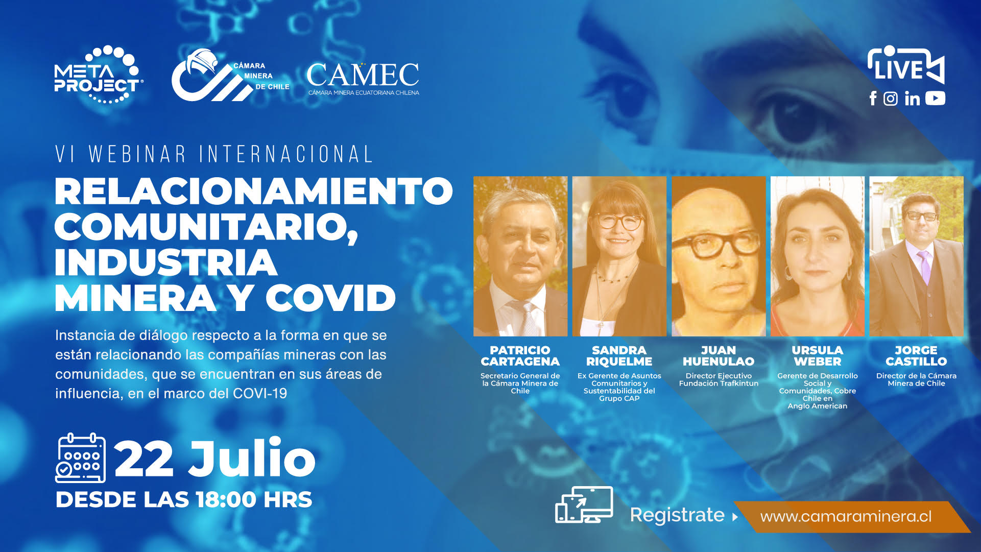 Presentaciones Webinar: Relacionamiento Comunitario, industria minera y Covid